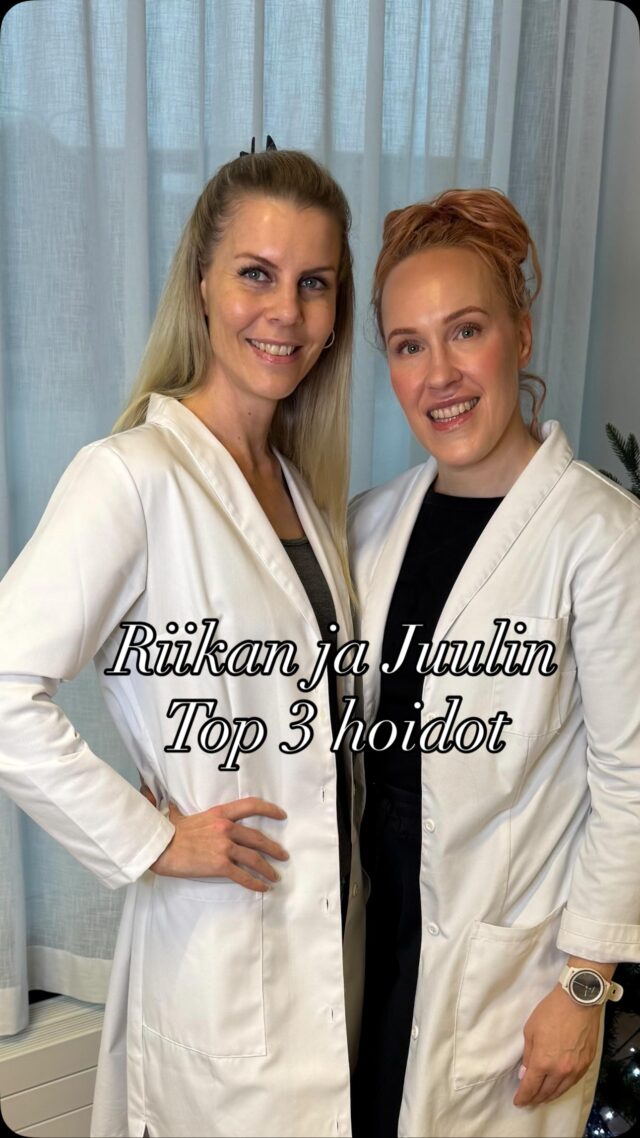 Uudet sairaanhoitajamme Riikka ja Juuli jakavat omat Top 3 -suosikkihoitonsa talvi-iholle ❄️✨Ja heidän aloituksensa kunniaksi haluamme hemmotella myös teitä:–15% etu botox-hoidosta, kun varaat ajan 31.12 mennessä Riikalle tai Juulille.Hoito voidaan toteuttaa myöhemminkin – varaus riittää. 💙Tervetuloa Firm Medical Spahan!#firmmedicalspa #esteettinenhoitolavantaa #esteettinenhoito #ihonhoito #luonnollinenkauneus #botoxhoidot #botuliinihoidothelsinki #täyteainehoidot #huultenmuotoilu