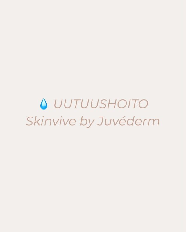 💧 UUTUUS: SKINVIVE by JuvédermIho, joka näyttää kosteutetulta, sileältä ja heleältä – ilman täyteaineen tuomaa volyymia.
Skinvive on Juvédermin kehittämä ”ihonlaatuhoito”, joka kosteuttaa ihoa sisältäpäin ja tekee poskien ihosta tasaisemman ja hehkuvamman.🌸 Tuloksena on pehmeämpi, elinvoimaisempi iho, joka heijastaa valoa kauniisti.
✨ Hoito tehdään yleensä vain kerran, ja tulokset voivat kestää jopa 9 kuukautta.
💫 Nopea toimenpide, lyhyt toipumisaika ja luonnollinen lopputulos.👩‍⚕️ Firm Medical Span sairaanhoitajat tekevät Skinvive-hoitoja yksilöllisen suunnitelman mukaan – juuri sinun ihosi tarpeita kuunnellen.📍 Varaa maksuton konsultaatio ja kysy myös, miten Skinvive voidaan yhdistää muihin hoitoihin.#firmmedicalspa #skinvive #juvederm #ihonlaatu #medicalspa #aestheticclinic #ihonhehku #esteettinenklinikkavantaa #esteettinenhoito #zoskinhealth skinhealth #täyteaineetonhehku
