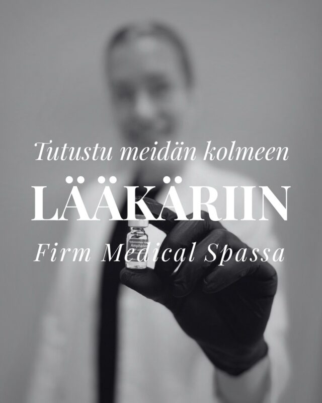 Ville Männistö
Vastuulääkäri 🤍
Suu- ja leukakirurgi
⠀
Vastaa hoitojen lääketieteellisestä laadusta ja turvallisuudesta
Esteettiset pistoshoidot vuodesta 2016
⠀
Erityisosaaminen:
– Botuliinihoidot
– Täyteainehoidot
⠀
Turvallisuus, kokemus ja tarkkuus – kaiken ytimessä.Ella Kokko
Lääkäri ✨
⠀
Pistoshoidot & täyteaineiden sulatukset
⠀
Tarkka tekniikka + asiakasturvallisuus
Yksilöllisesti suunnitellut hoidot
⠀
Lopputulos: luonnollinen ja harmoninen.
Aurora Sauer
Lääkäri 🌿
⠀
Esteettiset & lääkinnälliset botuliinihoidot
Täyteaineiden sulatukset
⠀
Rauhallinen ja helposti lähestyttävä ote
⠀
Sinua kuunnellen – luonnollinen lopputulos edellä.