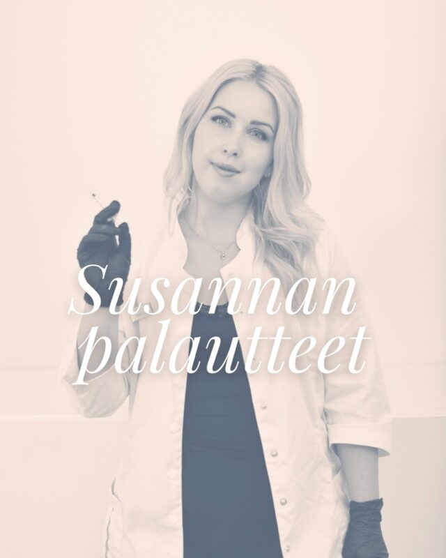 ✨ Asiakkaidemme sanat kertovat enemmän kuin tuhat kuvaa ✨Susannaa kuvaillaan taitavaksi, huolelliseksi ja sydämelliseksi ammattilaiseksi, joka saa jokaisen käynnin tuntumaan turvalliselta ja miellyttävältä. 💎”Ihana Susanna, osaa ottaa huomioon asiakkaan ja hänen tarpeensa ja antaa oman ammatillisen näkökannan. Mahtava Susanna!”Ei ihme, että Susannan vastaanotolta lähdetään hymyssä suin – niin tiedolla, taidolla kuin lämpimällä kohtaamisella on iso merkitys. 💖#firmmedicalspa #esteettinenhoitolavantaa #asiakaspalaute #luottamus #ihonhoito #botoxvantaa #täyteaineetvantaa #esteettinenhoito #comeasyouare